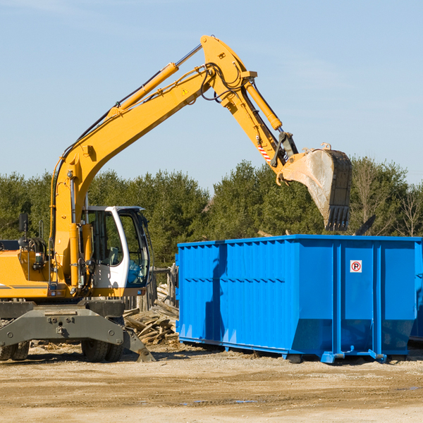 can i rent a residential dumpster for a construction project in Mounds